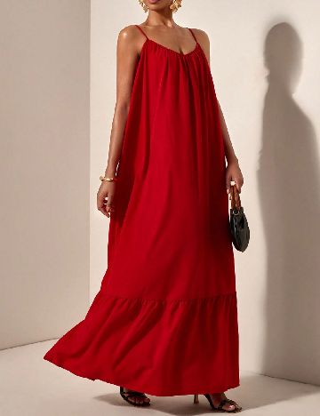 Rochie lunga SHEIN, rosu