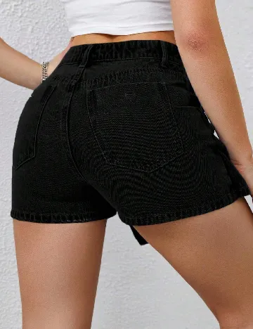 Fusta pantalon SHEIN, negru