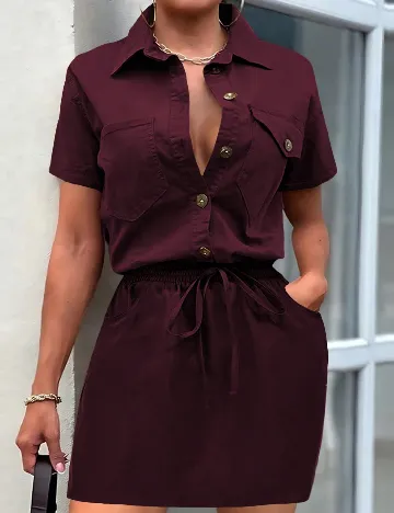 Rochie scurta SHEIN, visiniu