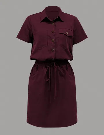 Rochie scurta SHEIN, visiniu