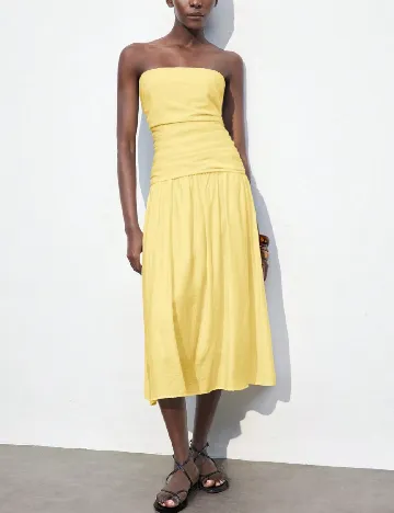 Rochie medie SHEIN, galben