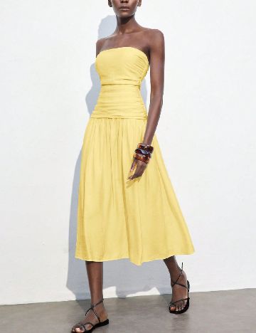 Rochie medie SHEIN, galben