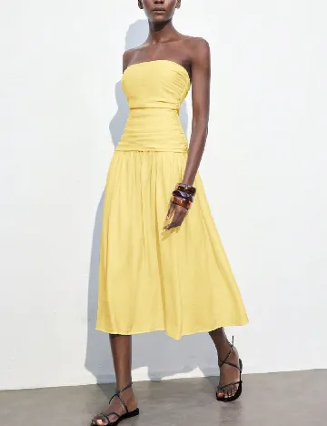 Rochie medie SHEIN, galben