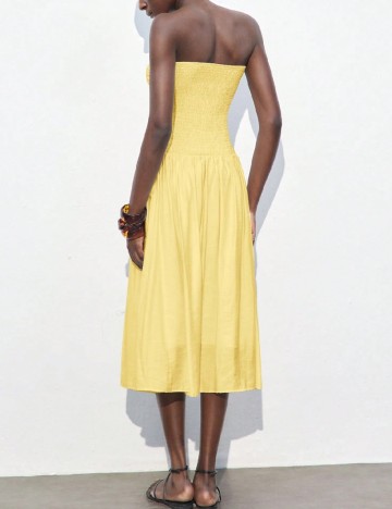 Rochie medie SHEIN, galben