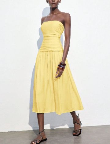 Rochie medie SHEIN, galben