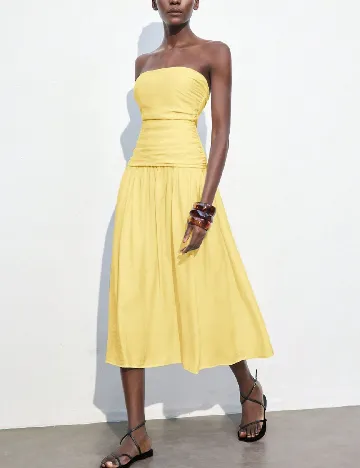 Rochie medie SHEIN, galben