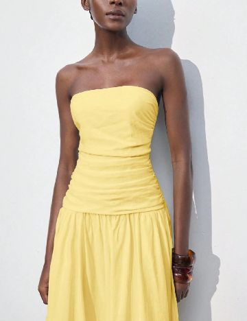 Rochie medie SHEIN, galben