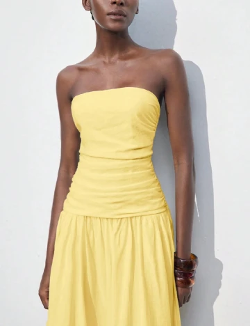 Rochie medie SHEIN, galben