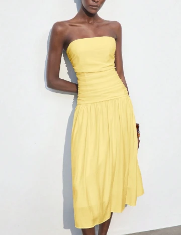 Rochie medie SHEIN, galben