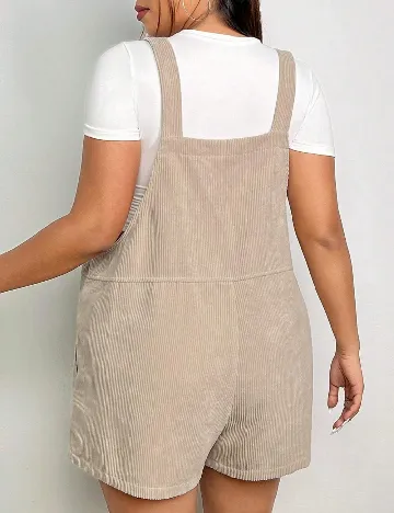 Salopeta SHEIN CURVE, crem