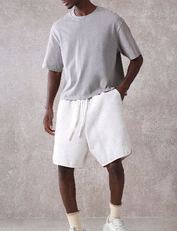 Pantaloni scurti SUMWON, ecru