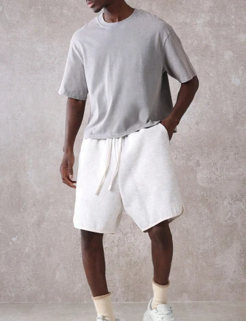 Pantaloni scurti SUMWON, ecru