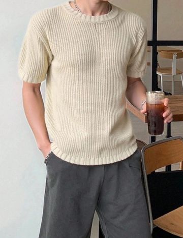 Tricou Shein Kids, bej