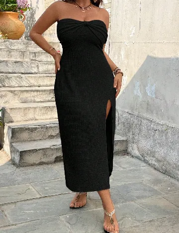 Rochie lunga SHEIN CURVE, negru