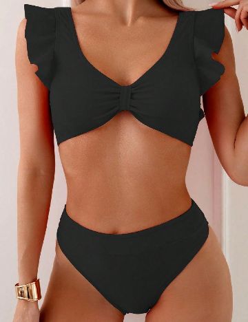 Costum de baie SHEIN, negru