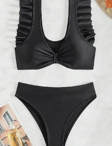 Costum de baie SHEIN, negru