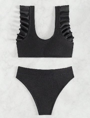 Costum de baie SHEIN, negru