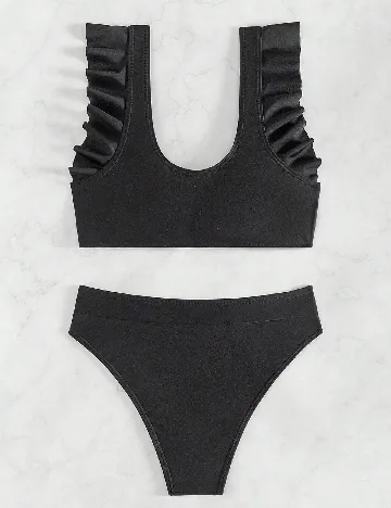 Costum de baie SHEIN, negru