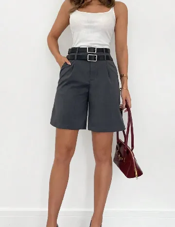 Pantaloni scurti SHEIN, gri