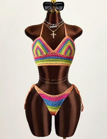 Costum de baie SHEIN, mix culori