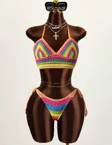 Costum de baie SHEIN, mix culori