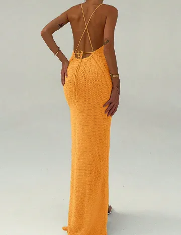 Rochie lunga SHEIN, portocaliu