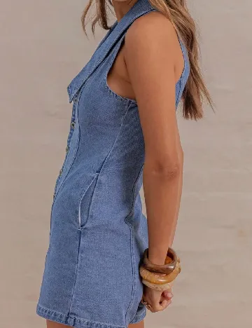 Salopeta SHEIN, albastru