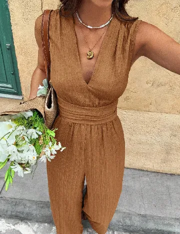 Salopeta SHEIN, maro