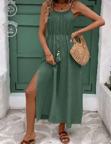 Rochie medie SHEIN, verde
