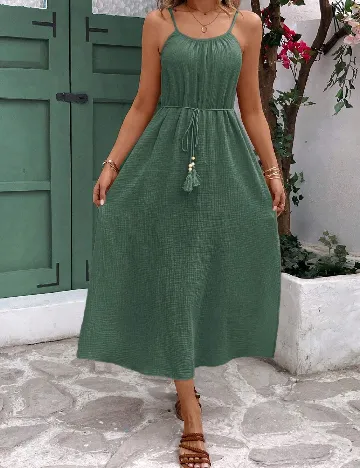 Rochie medie SHEIN, verde