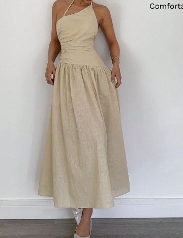 Rochie medie SHEIN, crem