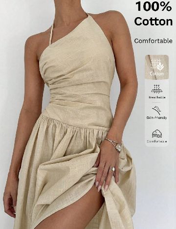 Rochie medie SHEIN, crem