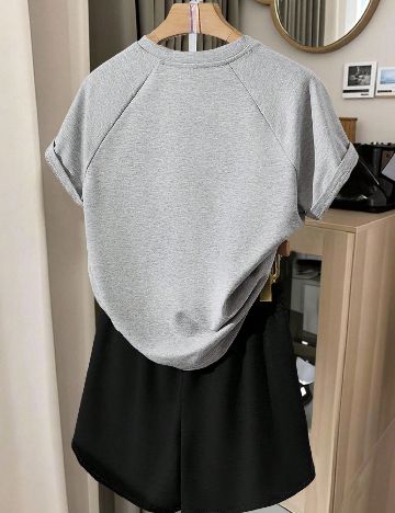 Compleu SHEIN, gri/negru