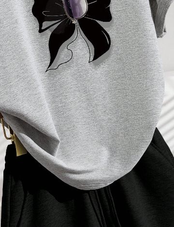 Compleu SHEIN, gri/negru