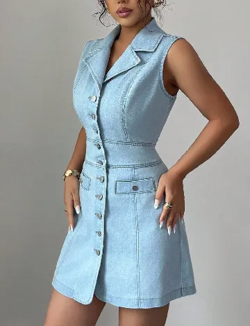 Rochie scurta SHEIN, albastru