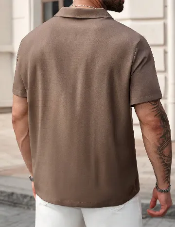 Tricou SHEIN Plus Size Men, maro