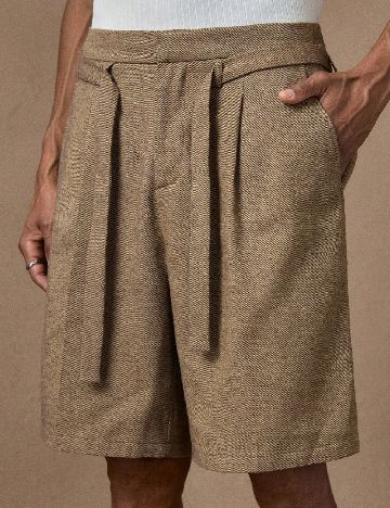 Pantaloni scurti Anewsta, maro