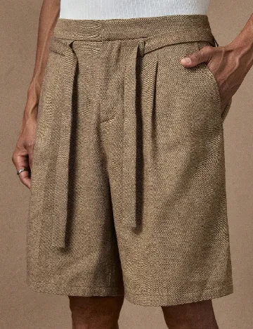 Pantaloni scurti Anewsta, maro