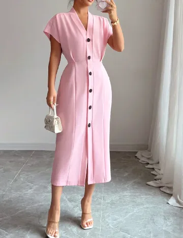 Rochie medie SHEIN, roz