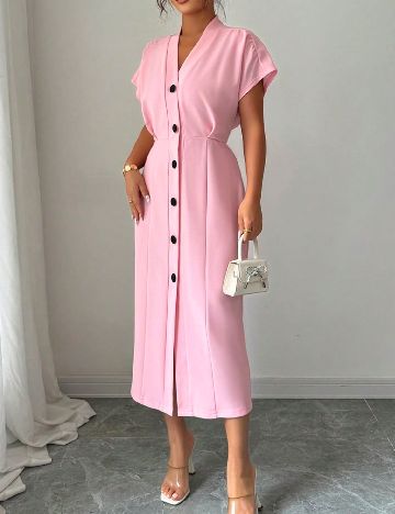 Rochie medie SHEIN, roz