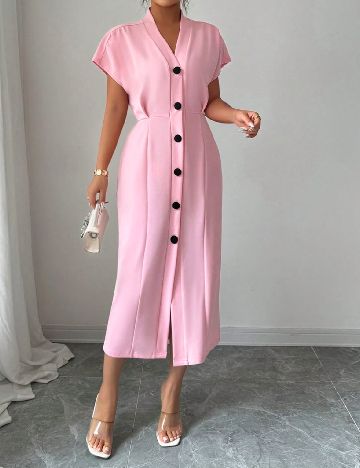 Rochie medie SHEIN, roz