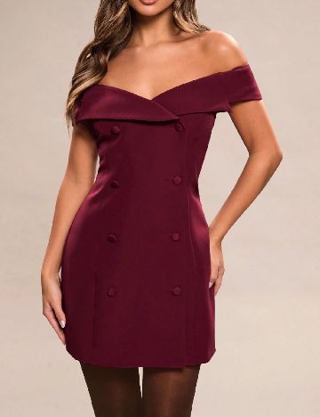 Rochie scurta SHEIN, visiniu