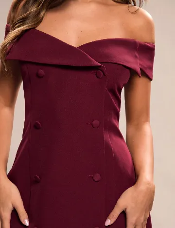 Rochie scurta SHEIN, visiniu