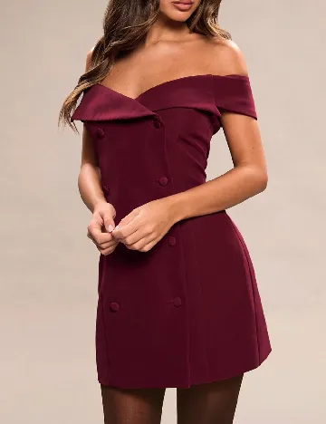 Rochie scurta SHEIN, visiniu