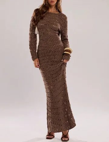 Rochie lunga SHEIN, maro