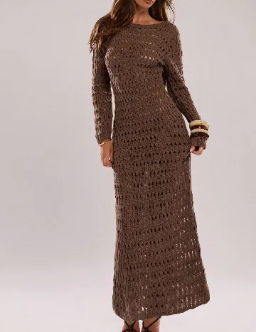 Rochie lunga SHEIN, maro