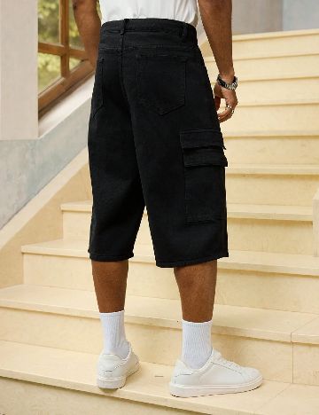 Pantaloni scurti SHEIN, negru