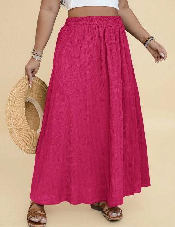 Fusta SHEIN CURVE, roz