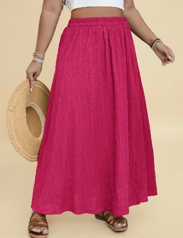 Fusta SHEIN CURVE, roz