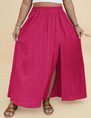 Fusta SHEIN CURVE, roz